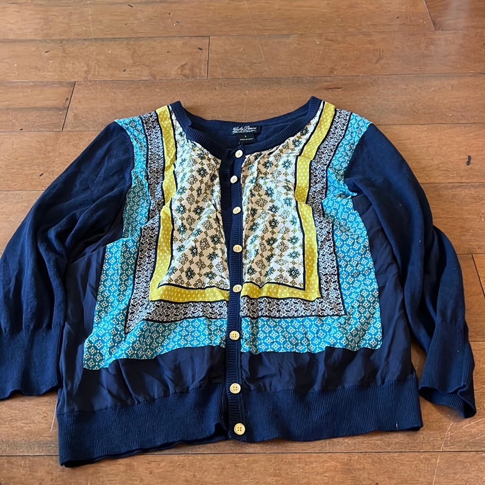 L cardigan with 3/4 sleeves by lucky brand